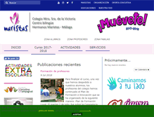 Tablet Screenshot of maristasmalaga.com